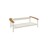 Emu 6046 Twins Canapé 2 places Alu Teak - coussins non inclus Matt White 23 