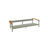 Emu 6047 Twins Canapé 3 places Alu Teak - coussins non inclus Grey Green 37 