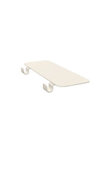 Emu 6295P Shine Accoudoir/Plateau en alu pour Chaise Longue Teck Matt white 23 