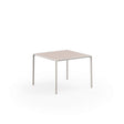 Emu 720 Terramare Table repas 103x103cm Matt White 23 / Gres Salt 51 