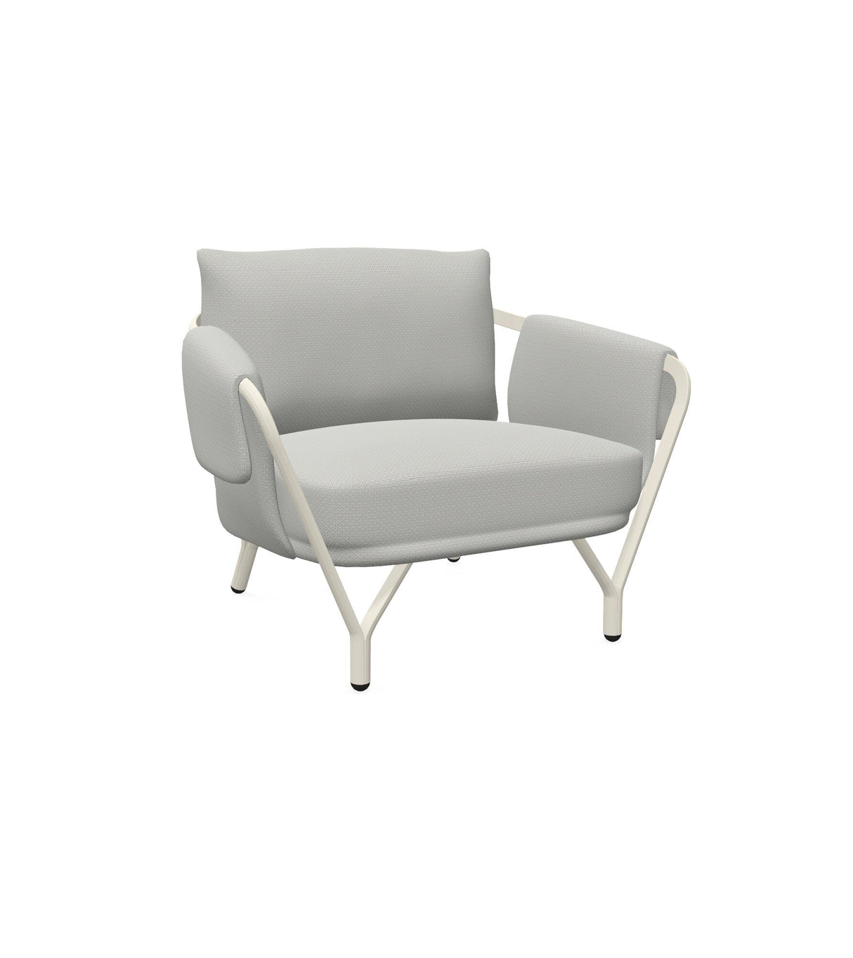 Emu 9045 Angel Fauteuil Club Lounge, coussins en sus Matt White 23 