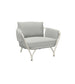 Emu 9045 Angel Fauteuil Club Lounge, coussins en sus Matt White 23 