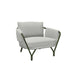 Emu 9045 Angel Fauteuil Club Lounge, coussins en sus Military Green 17 