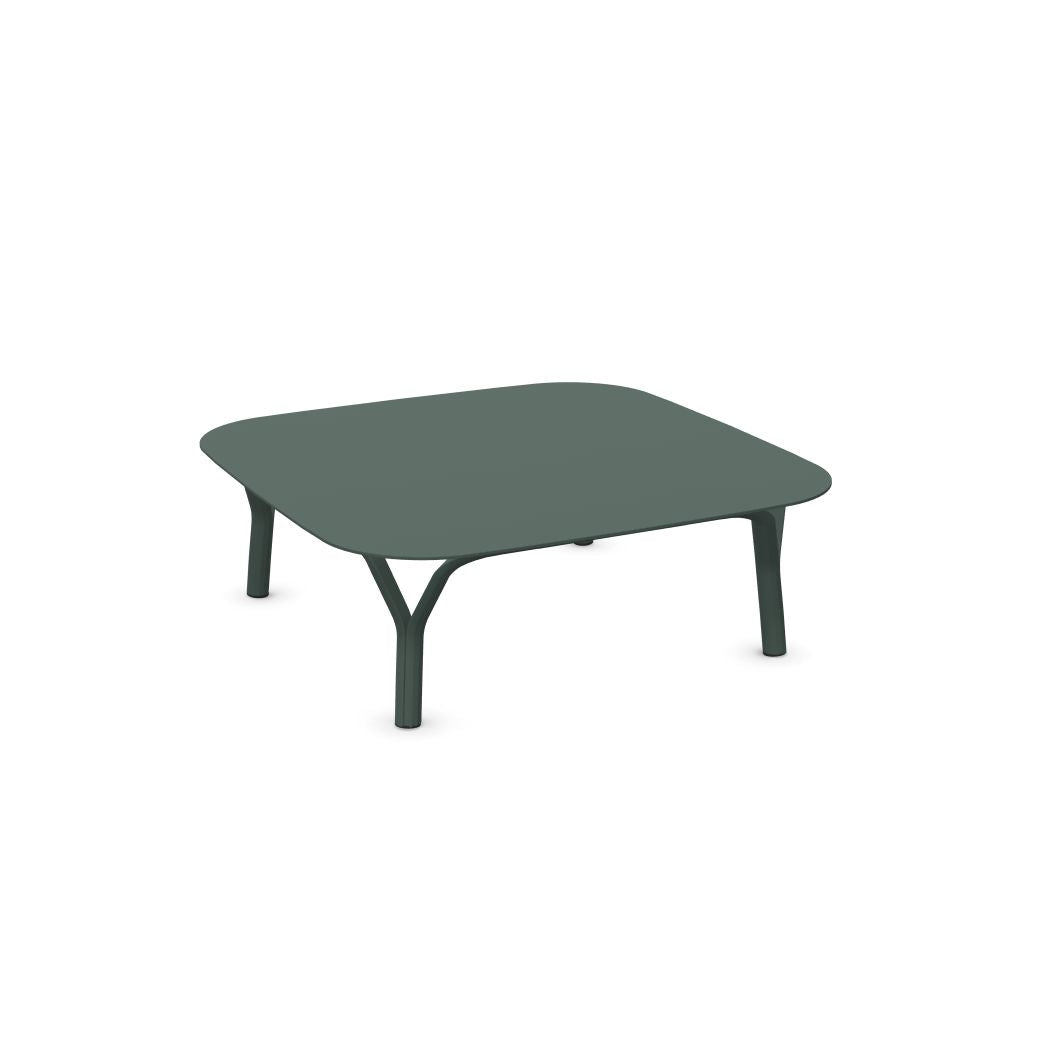 Emu 9055 Angel Table basse 90x90cm h:30/45cm Dark Green 75 