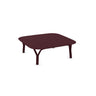 Emu 9055 Angel Table basse 90x90cm h:30/45cm Intense Red 46 