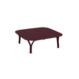 Emu 9055 Angel Table basse 90x90cm h:30/45cm Intense Red 46 