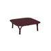Emu 9055 Angel Table basse 90x90cm h:30/45cm Intense Red 46 