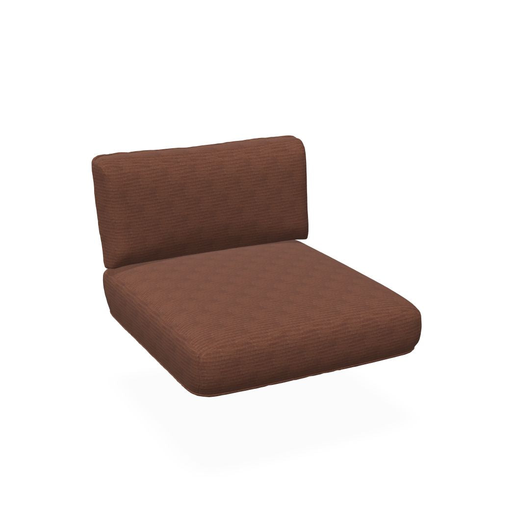 Emu C/5036 Cabla Set Coussin Assise et Coussin Dossier pour Module Central Premium BRICK RED 600/31 (Cat.E) 