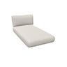 Emu C/5037 Cabla Set Coussin Assise et Coussin Dossier pour Module Chaise longue Basic ECRU Acrylic 700/4 