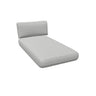 Emu C/5037 Cabla Set Coussin Assise et Coussin Dossier pour Module Chaise longue Basic LIGHT GREY Acrylic 700/13 