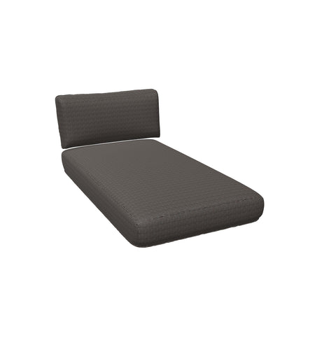 Emu C/5037 Cabla Set Coussin Assise et Coussin Dossier pour Module Chaise longue Standard BLACK Polypropylène 900/05 
