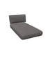 Emu C/5037 Cabla Set Coussin Assise et Coussin Dossier pour Module Chaise longue Standard SMALL WEFT GREY Polypropylène 900/77 