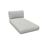 Emu C/5037 Cabla Set Coussin Assise et Coussin Dossier pour Module Chaise longue Standard SMALL WEFT WHITE Polypropylène 900/71 