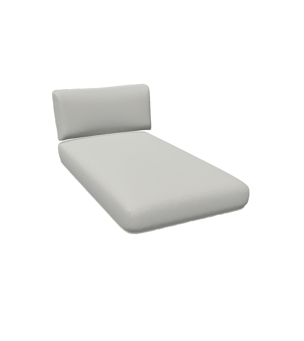 Emu C/5037 Cabla Set Coussin Assise et Coussin Dossier pour Module Chaise longue Standard SMALL WEFT WHITE Polypropylène 900/71 
