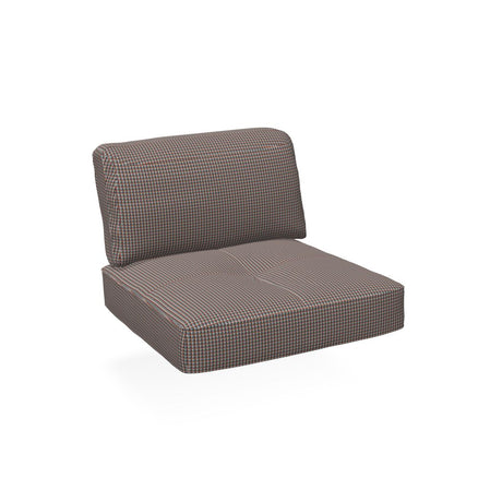 Emu C/6047 Twins Coussin Assise et Dossier Central pour Canapé 3 places Premium RED-BLUE KASIMIRO 600/48 (Cat.D) 