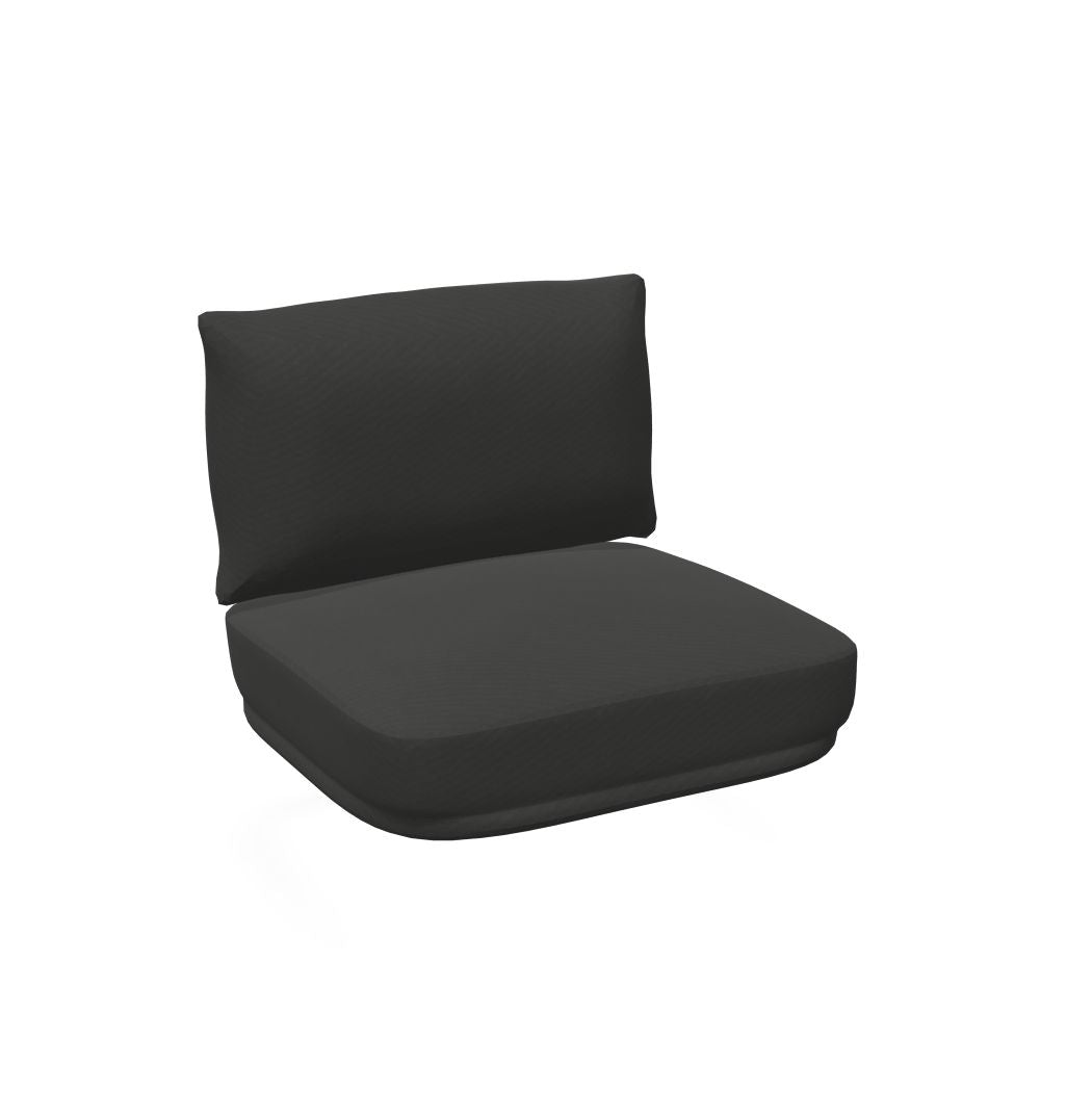 Emu C/9045 Angel Set Coussin Assise et Dossier pour Fauteuil Club Lounge Basic DARK GREY Acrylic 700/34 