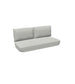 Emu C/9046 Angel Set Coussin Assise et Coussins Dossiers pour Canapé 2 places Standard SMALL WEFT WHITE Polypropylène 900/71 