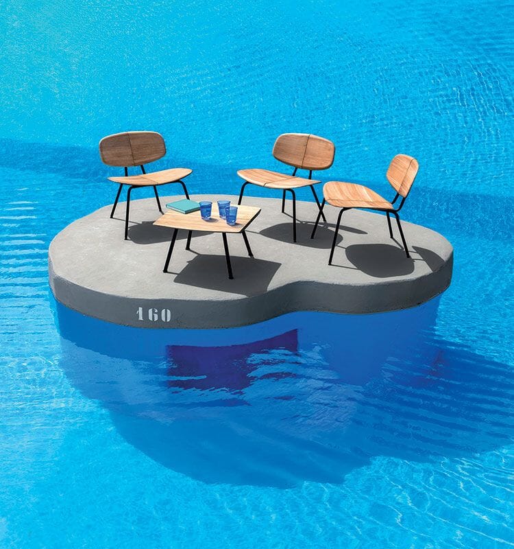 Ethimo Agave Table basse 65x65cm H:37cm 
