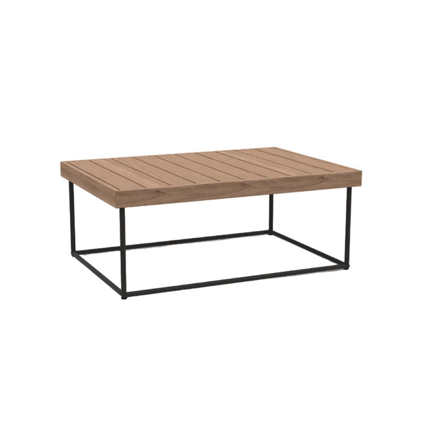 Ethimo Allaperto Mountain Tartan Table Basse Rectangulaire 100x70cm H:40cm 