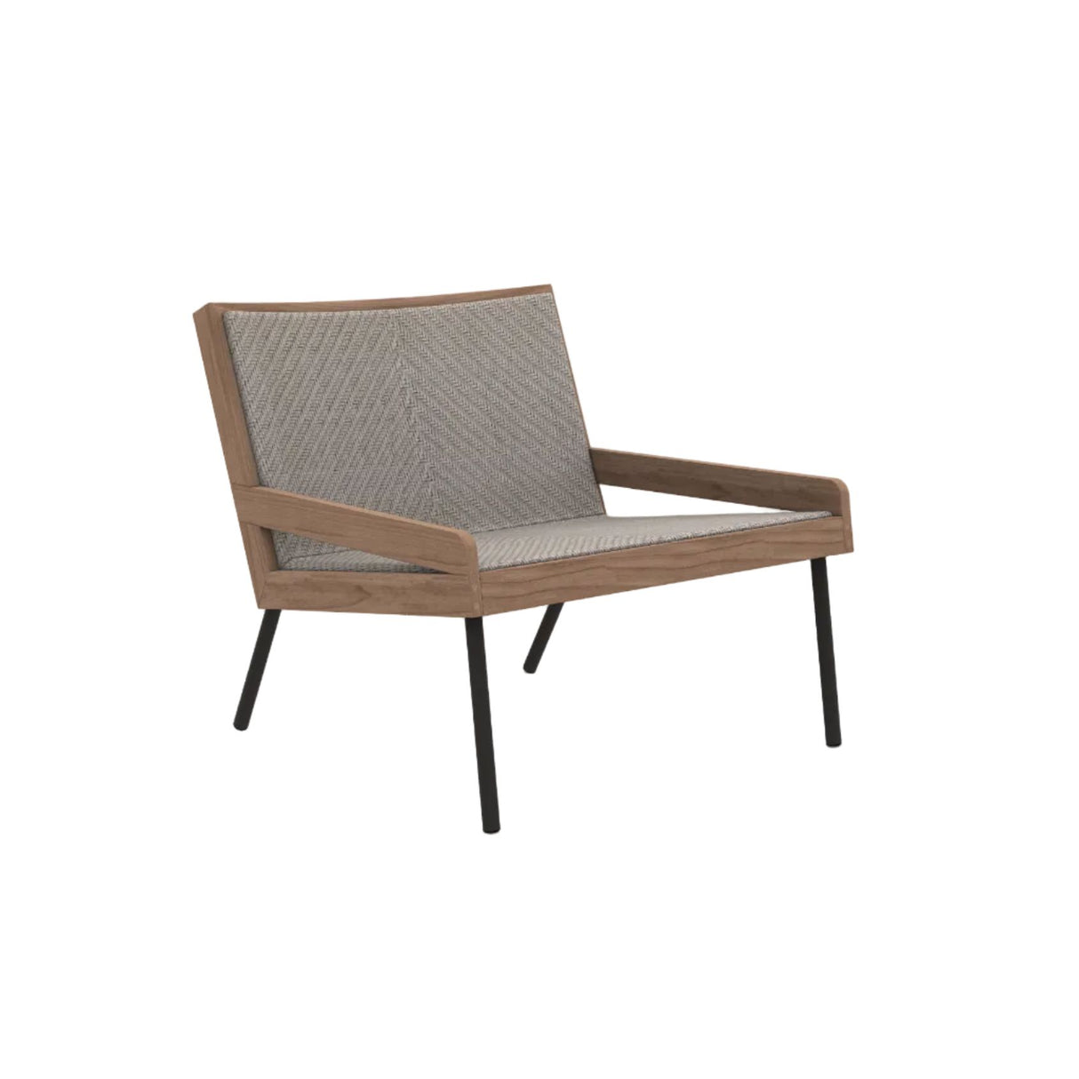 Ethimo Allaperto Nautic Fauteuil bas Lounge, Coussins non inclus 