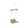Ethimo Allaperto Veranda Fauteuil suspendu balancelle en totin naturel Coffee Brown + Natural Teak Natural Rattan 