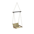 Ethimo Allaperto Veranda Fauteuil suspendu balancelle en totin naturel Coffee Brown + Natural Teak Natural Rattan 