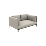 Ethimo Baia Canapé 2 places Alu Carbon + Teak Navy / Maiorca 