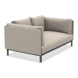 Ethimo Baia Canapé 2 places avec coussins Alu Mud Grey Maiorca 