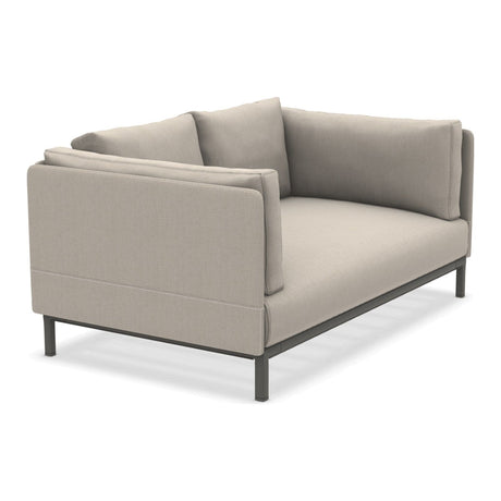 Ethimo Baia Canapé 2 places avec coussins Alu Mud Grey Maiorca 