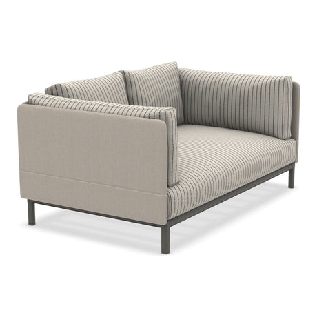 Ethimo Baia Canapé 2 places avec coussins Alu Mud Grey Navy / Maiorca 