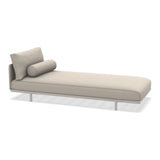 Ethimo Baia Chaise longue avec coussins Alu Limestone White Maiorca 
