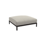 Ethimo Baia Pouf 90x90cm Alu Carbon Linen 