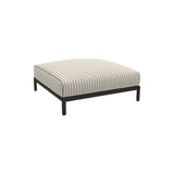 Ethimo Baia Pouf 90x90cm Alu Silver Linen 