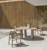 Ethimo Bold Table repas 150x150cm h:74cm 