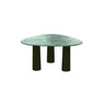 Ethimo Bold Table repas 150x150cm h:74cm Verde Guatemala / Concrete Green 
