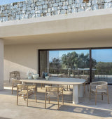 Ethimo Bold Table repas 280x150cm h:74cm 