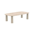 Ethimo Bold Table repas 280x150cm h:74cm Stone Beige / Concrete Beige 