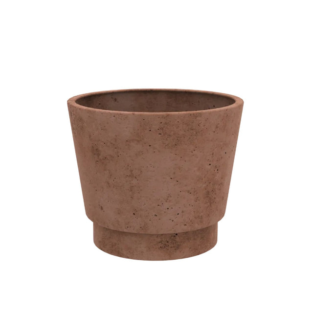 Ethimo Bulbi Jardinière béton Calla H:35cm Rosso Mattone 