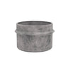 Ethimo Bulbi Jardinière béton Dahlia H:47cm Grigio Carbone 