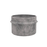 Ethimo Bulbi Jardinière béton Dahlia H:47cm Grigio Carbone 