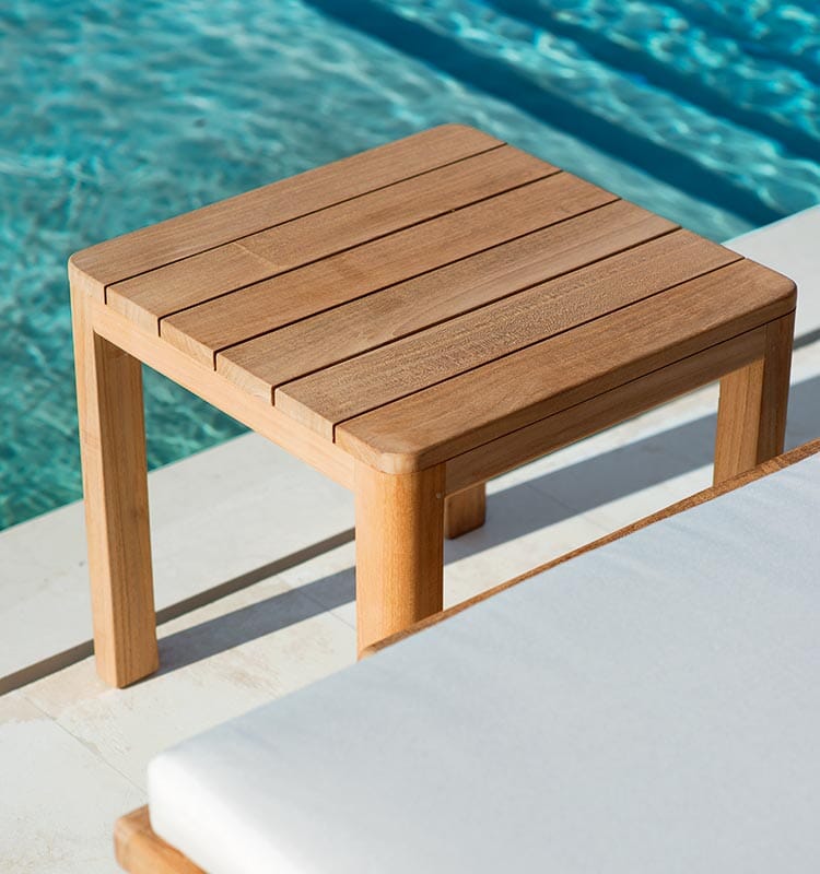 Ethimo Clay Table Basse 45x45cm H:42cm 