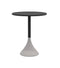 Ethimo Concreto Table Ø70cm H:74 Dark Grey Laminato Intense Black 