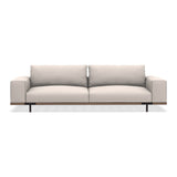 Ethimo Costiera Canapé XL Alu Carbon + Teak Nature White 