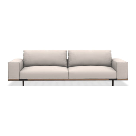 Ethimo Costiera Canapé XL Alu Carbon + Teak Nature White 