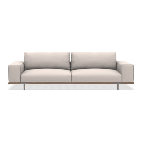 Ethimo Costiera Canapé XL Alu Silver + Teak Nature White 