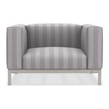 Ethimo Costiera Fauteuil Club lounge XL Alu Limestone White Cruise 