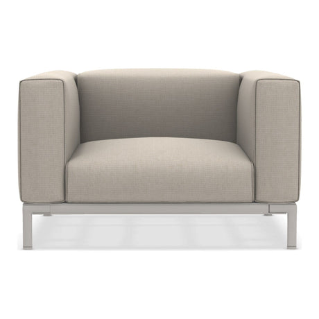 Ethimo Costiera Fauteuil Club lounge XL Alu Limestone White Maiorca 