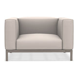 Ethimo Costiera Fauteuil Club lounge XL Alu Silver Nature White 