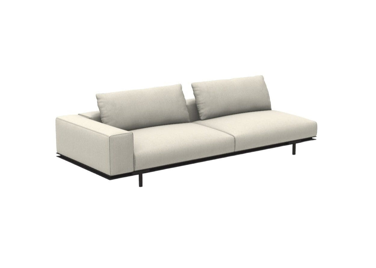 Ethimo Costiera Module d'extrémité Droite Alu Carbon 