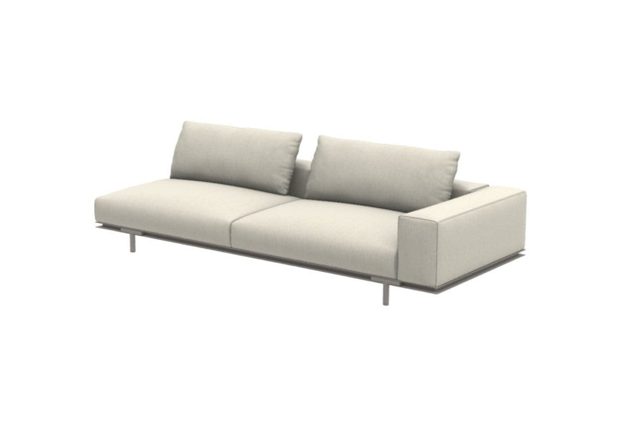 Ethimo Costiera Module d'extrémité Gauche Alu Silver 